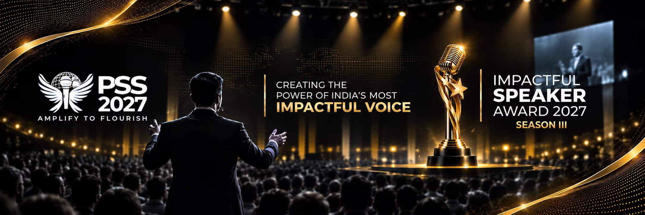 Impactful Speaker Award 2027 — Celebrating the power of India's most impactful voices.