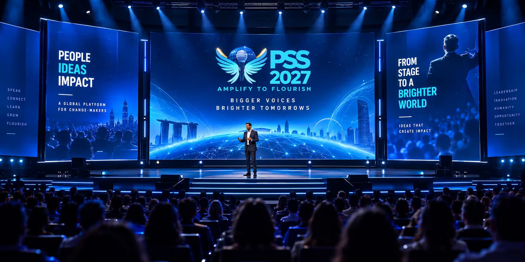 Impactful Speaker Award stage moment